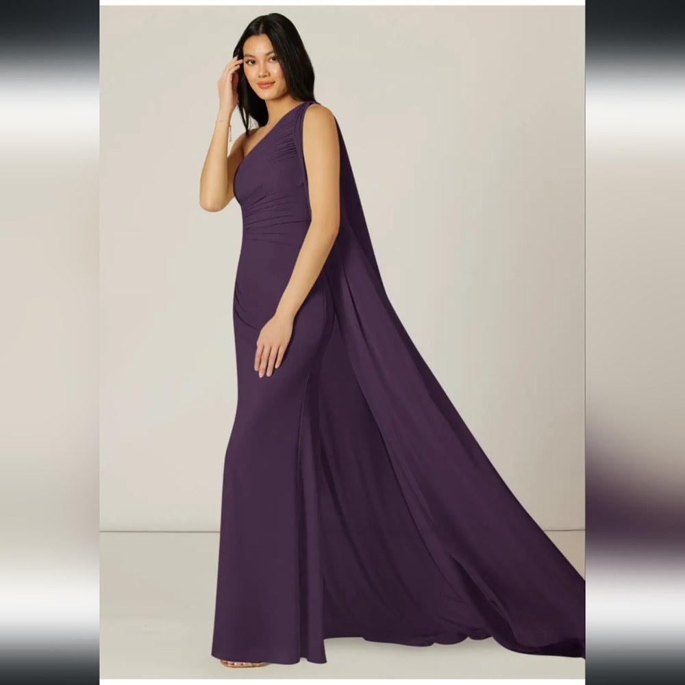 NWT Azazie Lydia Dress - Purple - Size 12 - MSRP $99